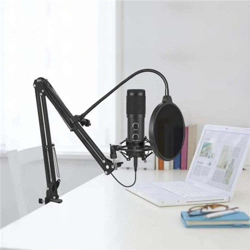 Upgraded USB Condenser Microphone for Computer, Great for Gaming, Podcast